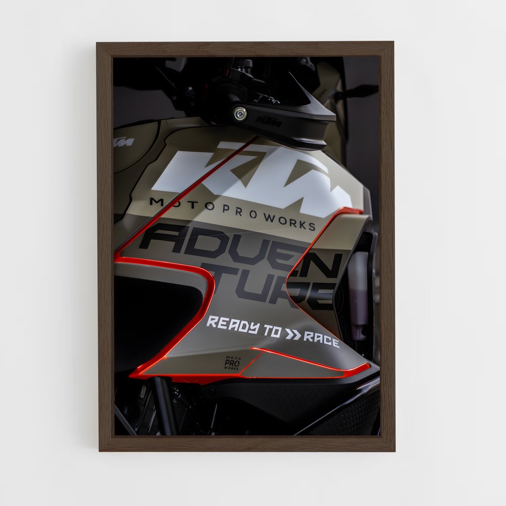 Poster Red Blaze – affiche KTM Moto (vue 5)